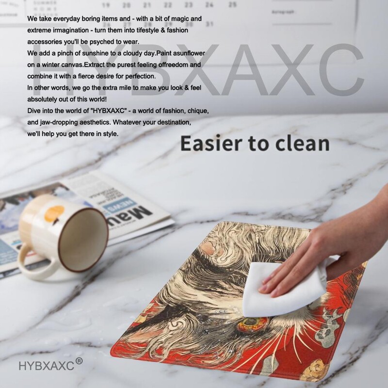 Pisica plutitoare anime japonez Gaming Rubber Pad Smallmouse Pad desktop imprimare HD Covoraș de dimensiuni mici Accesorii de joc mari pad mouse