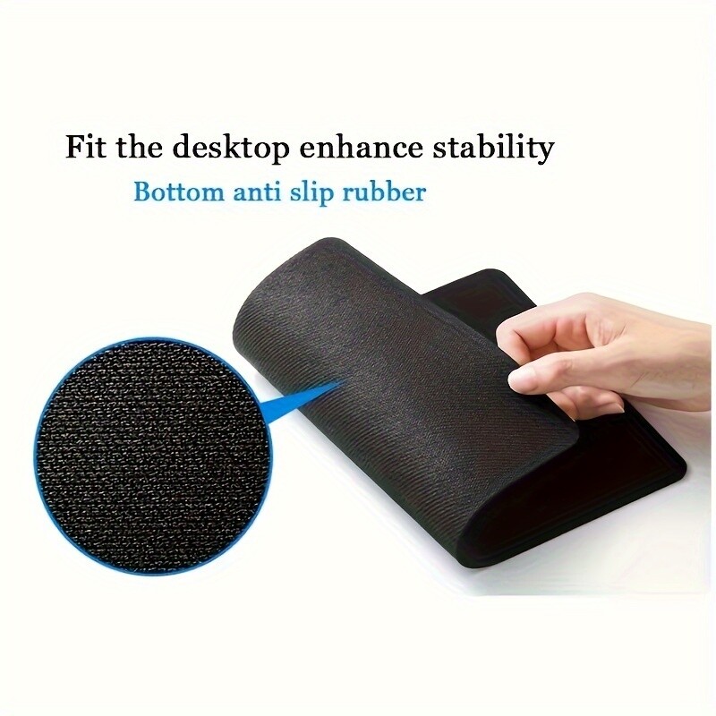 Mouse pad mic 180x220x2MM Labă de pisică drăguță cu bază de cauciuc anti-alunecare covoraș de birou Jocuri de birou Animație de desene animate Accesorii de birou negre