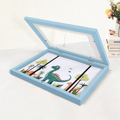 2024 Noi rame de artă Front magnetic Deschis Schimbabil Cadre pentru copii pentru poster Desen foto Picturi Afișare imagini Fără fotografii