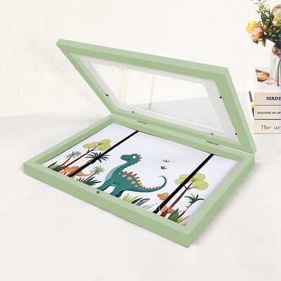2024 Noi rame de artă Front magnetic Deschis Schimbabil Cadre pentru copii pentru poster Desen foto Picturi Afișare imagini Fără fotografii
