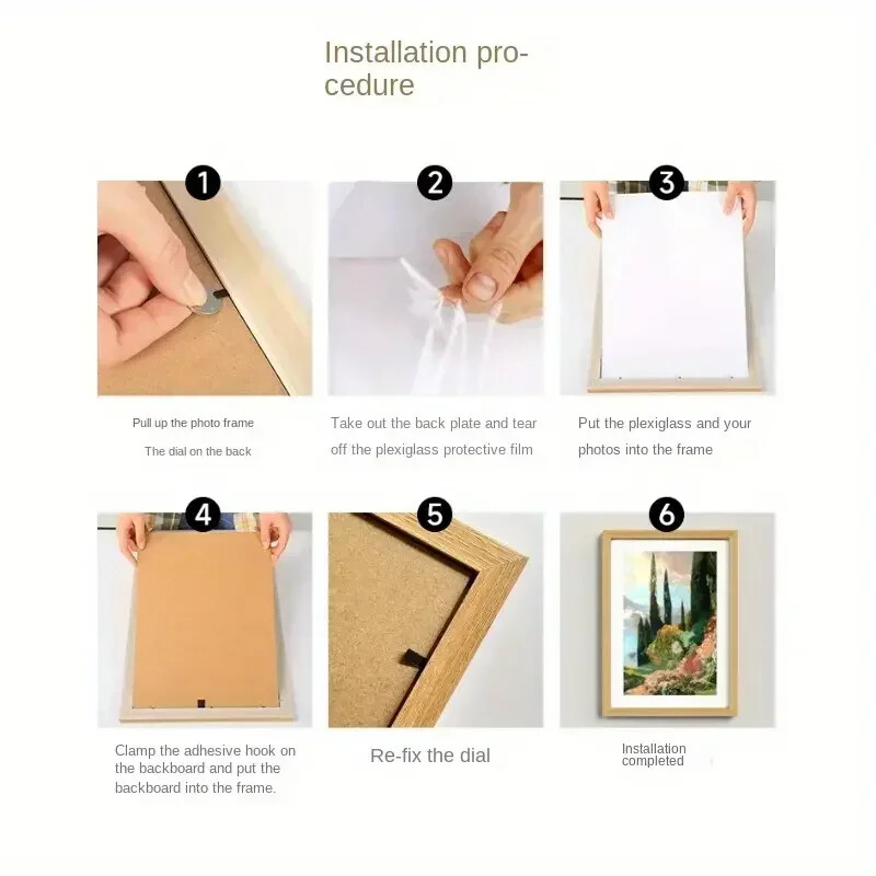 Ramă pentru afiș Ramă pentru afiș Rame foto clasice din aluminiu pentru agățat pe perete Ramă certificat A3 A4