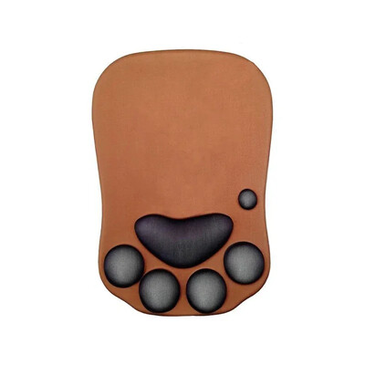 Tampă de mouse 3D din silicon moale, drăguț, covoraș de mouse cu labe de pisică, suporturi pentru încheietura mâinii, perne pentru mousepad pentru copii, laptop, computer, mousepad