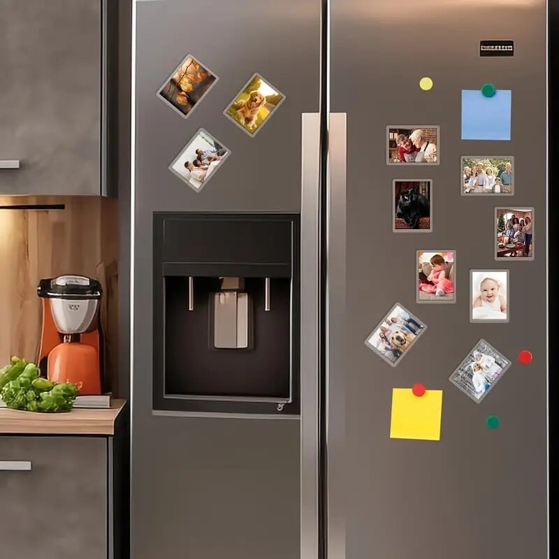 Ramă foto goală 12/20/40 buc, magneți pentru frigider, mini rame foto magnetice pentru frigider, 2 x 3,03 inchi