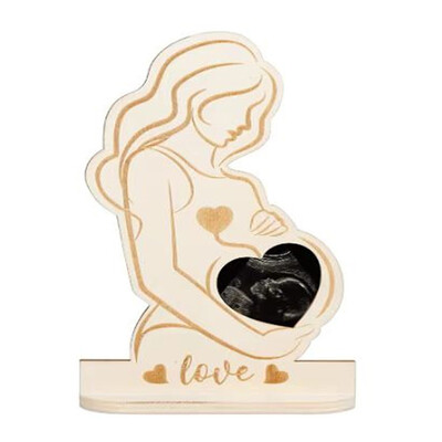Baba ultrahangos képkeret Sonogram képkeret Terhességi ajándék babahirdetés Emlék pároknak Új anyukák apa