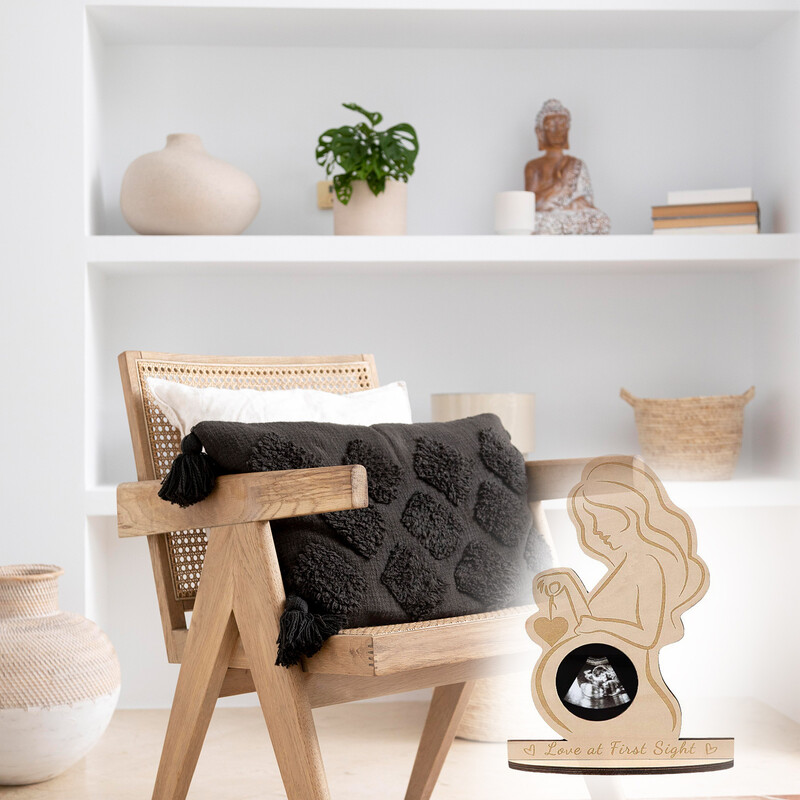 Ramă foto cu ultrasunete pentru bebeluși Rama foto cu sonogramă Cadou pentru sarcină Anunț pentru bebeluși Suvenire pentru cupluri Proaspete mamici Tati