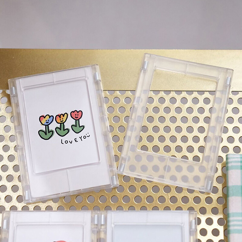 Cadru foto acrilic magnetic de aspirație de 3 inchi DIY pentru Fujifilm Instax Mini 12 11 9 8 7s 25 50s EVO Camera Mini Film Hârtie foto