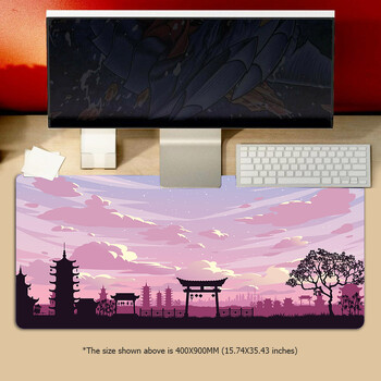 Torii Gate Mousepad Big Mousepad Japan Landscape Mouse Mat Πατάκια πληκτρολογίου Τραπέζι γραφείου Μοκέτα Επιτραπέζιο Επιφάνεια Mousepads XXL 900x400