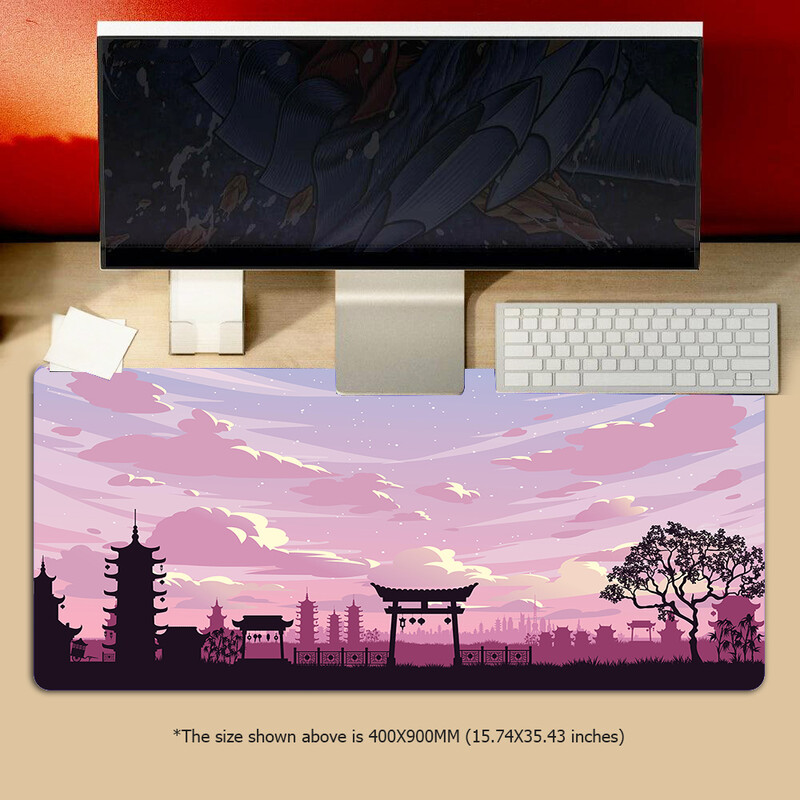 Tampoane Torii Gate Mousepad mare Japonia Covoraș pentru mouse Covoraș pentru tastatură Covoraș pentru masă de birou Tampoane de birou XXL 900x400