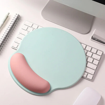 Csuklótámasz Billentyűzet Pad készlet Ergonomikus párna csúszásgátló gumi alap memóriahab irodai otthoni PC laptop asztali egérpad