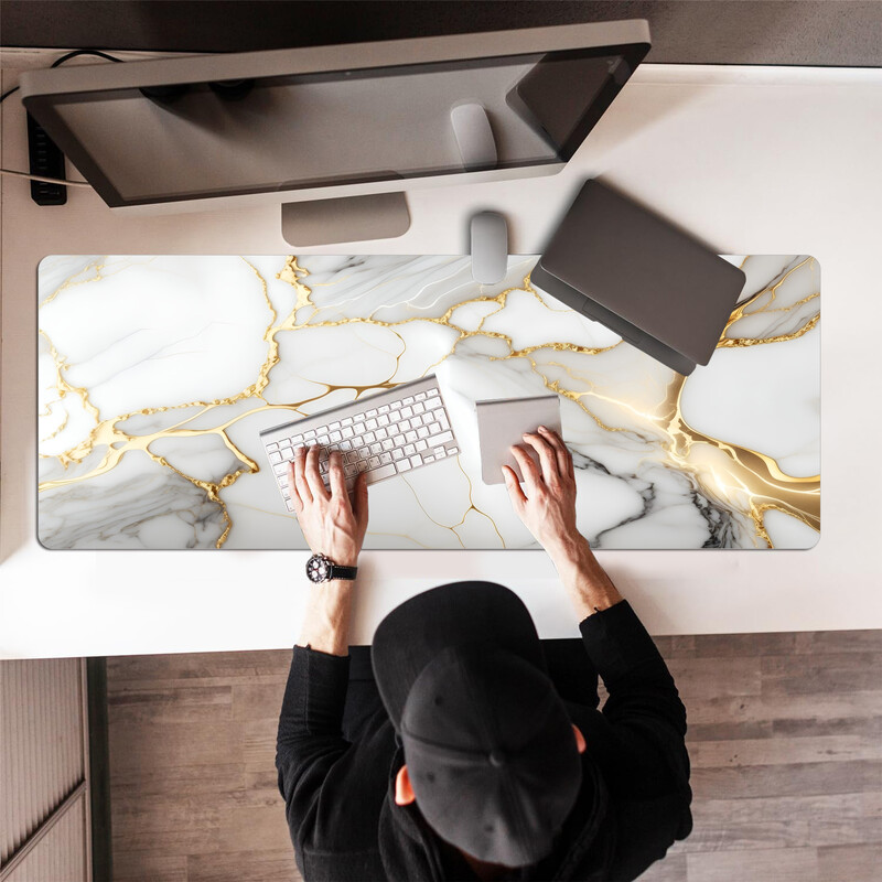 Taste în stil abstract Mouse Pad Pad pentru birou Tastatură mare extinsă Covorașă pentru gaming Mousepad antiderapant Bază din cauciuc Margine cusută