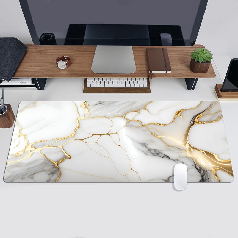 Taste în stil abstract Mouse Pad Pad pentru birou Tastatură mare extinsă Covorașă pentru gaming Mousepad antiderapant Bază din cauciuc Margine cusută