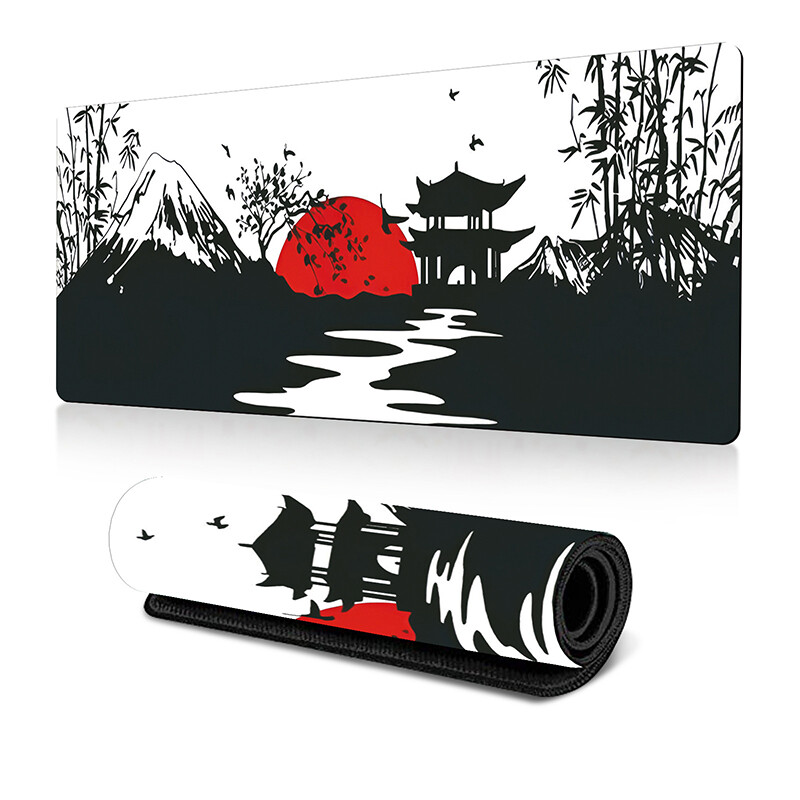 Artă în stil chinezesc Gaming Mouse Pad imprimat Birou Tastatură Mouse Mat Gaming Mat Antiderapant Home Office Computer Laptop Masă Mousepad