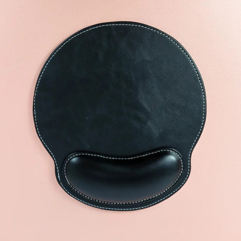 Mouse Pad cu suport pentru încheietura mâinii Mousepad din piele PU pentru computere laptop, antiderapante, bază din cauciuc, spumă cu memorie, suport pentru încheietura mâinii.