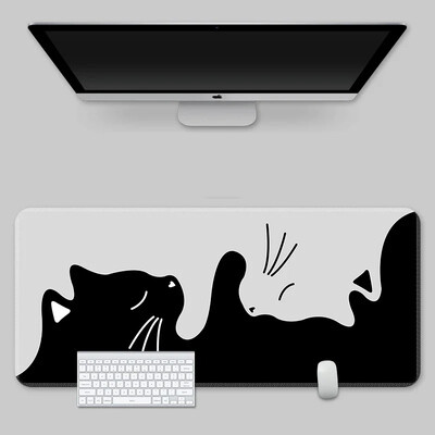 Hot Sell Ink Cat egérpadok Kawaii egyedi asztali szőnyegek számítógépes egérpadok céges nagy asztali pad nagy aranyos játékos egérpadok egéralátét
