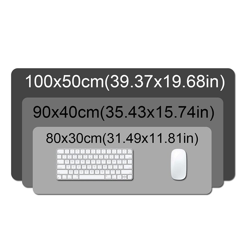 Tampă neagră pentru mouse Covor Deskpad Slipmat 90x40 Mat Computer Beat Pad pentru birou Protecție cauciuc Mouse Pad