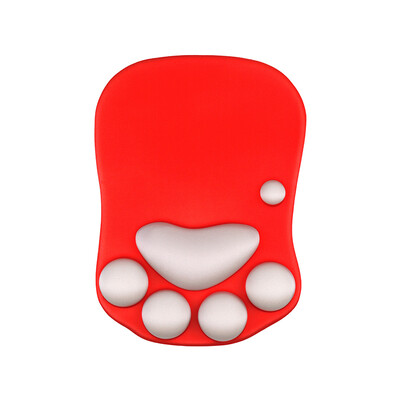 Aranyos, ergonomikus macskamancs egérpad csuklótámasz szilikon szőnyeg irodai és otthoni számítógéphez és Mac laptop játékasztal dekorációs egérpadhoz