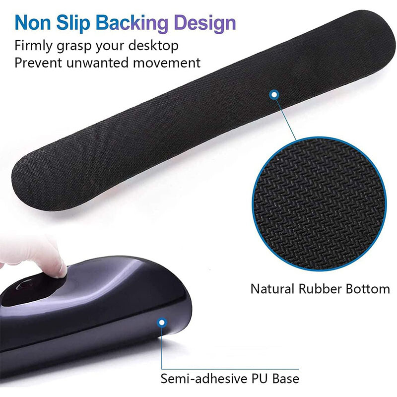 Tampă de mouse drăguță, ergonomică, cu labe de pisică, suport pentru încheietura mâinii, covoraș din silicon pentru birou și computer de acasă și laptop pentru computer, desktop pentru jocuri, mousepad