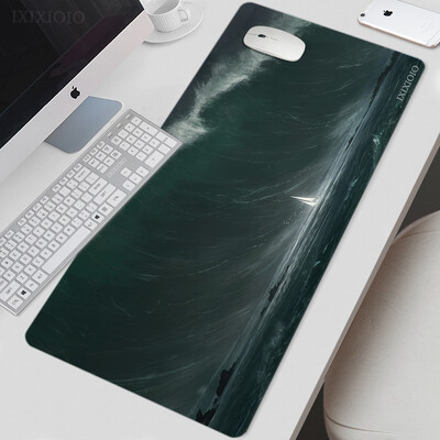 Mouse Pad Gamer Ocean Sea XL Új nagy egyedi egérpad XXL billentyűzet pad Szőnyeg Természetes gumi Puha Irodai kiegészítők Egéralátétek