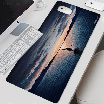 Mouse Pad Gamer Ocean Sea XL Új nagy egyedi egérpad XXL billentyűzet pad Szőnyeg Természetes gumi Puha Irodai kiegészítők Egéralátétek