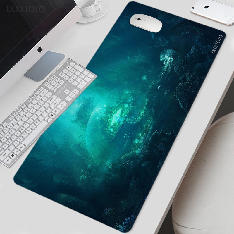 Mouse Pad Gamer Ocean Sea XL Nou mare personalizat Mousepad XXL tastatură Covor Cauciuc natural Moale Accesorii de birou Covorașe de mouse