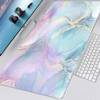 Υπολογιστής Mousepad Νέο XXL MousePads Πληκτρολόγιο πληκτρολογίου Mouse Mat Μόδα Marble Gamer Μαλακό χαλί γραφείου Επιτραπέζιο χαλάκι Επιτραπέζιο Mouse Pad