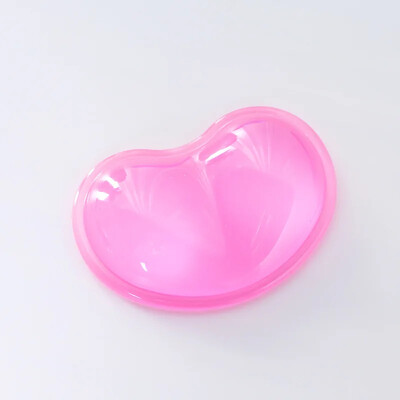 Gel siliconic suport pentru încheietura mâinii în formă de inimă transluciditate mouse Pad ergonomic pernă de mână covoraș pentru birou computer laptop