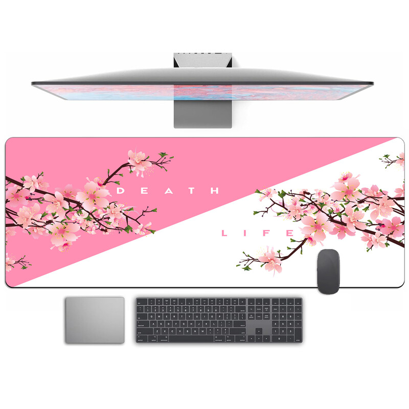 Peisaj Pictură cu cerneală Tampă de mouse mare pentru jocuri Computer HD Tastatură Tastatură Covoraș de birou Covorașe de birou Mouse de birou anti-alunecare din cauciuc natural