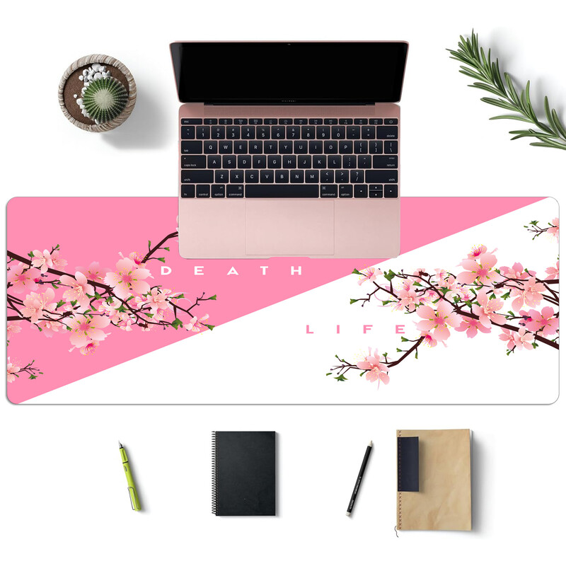 Peisaj Pictură cu cerneală Tampă de mouse mare pentru jocuri Computer HD Tastatură Tastatură Covoraș de birou Covorașe de birou Mouse de birou anti-alunecare din cauciuc natural