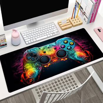 Cool Game Controller Mouse Pad Desk Pad, Gaming Mouse Pad Μεγάλο χαλάκι γραφείου γραφείου Πατάκια πληκτρολογίου υπολογιστή για επιφάνεια εργασίας Αντιολισθητική βάση