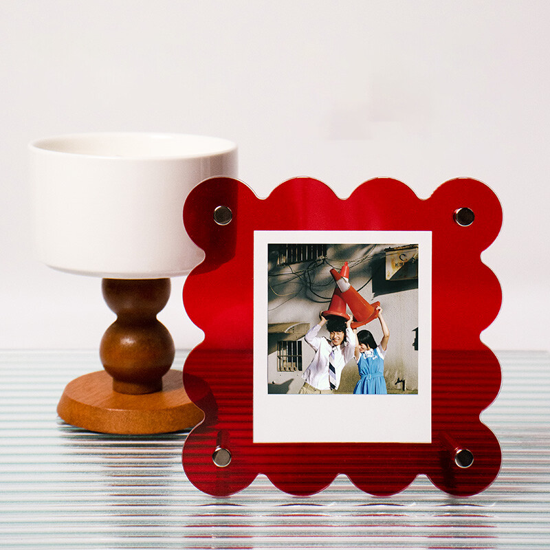 Cadru Polaroid din acril Cadru Polaroid cu două fețe pentru fotografii Photo Clear Instax Mini Cadru pentru film Fotografii Carduri Stampila Cadou