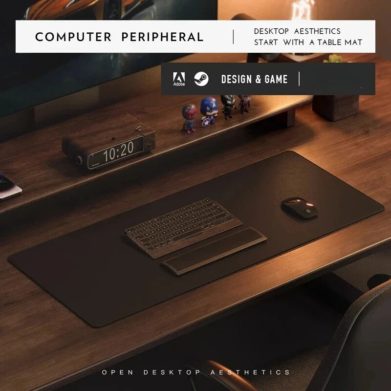 Piele PU Plută Mouse Pad Tastatură Mat DIY Dimensiune Computer Table Mat 2mm Grosime Deskmat