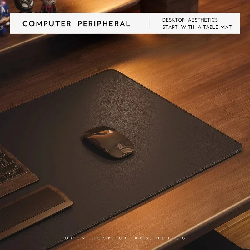 Piele PU Plută Mouse Pad Tastatură Mat DIY Dimensiune Computer Table Mat 2mm Grosime Deskmat