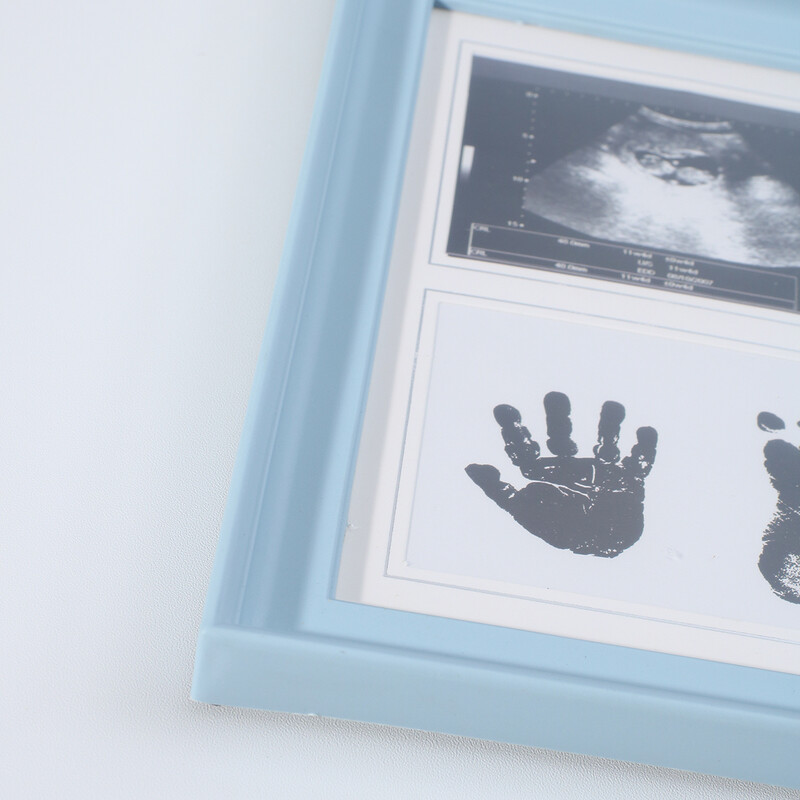 Ylsteed Rama foto pentru nou-născut Tampă de cerneală pentru amprenta pentru nou-născut Record de creștere pentru mâini și amprente Rama foto pentru bebeluși Recuzită foto pentru nou-născut