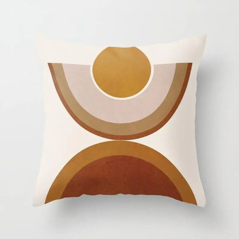 Fete de perna high-end cu imprimeuri din seria geometrica scandinava, perne, dormitor, living, canapea, fete de perna decorative, perne abstracte de birou