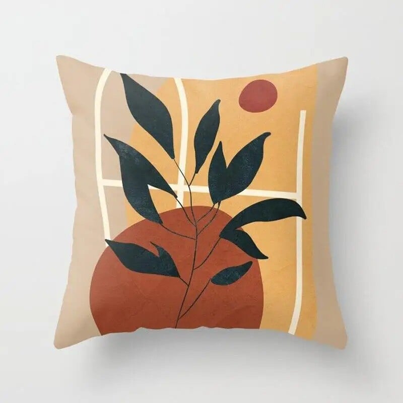 Fete de perna high-end cu imprimeuri din seria geometrica scandinava, perne, dormitor, living, canapea, fete de perna decorative, perne abstracte de birou