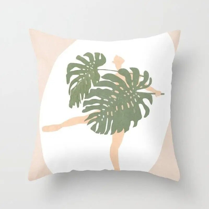 Fete de perna high-end cu imprimeuri din seria geometrica scandinava, perne, dormitor, living, canapea, fete de perna decorative, perne abstracte de birou