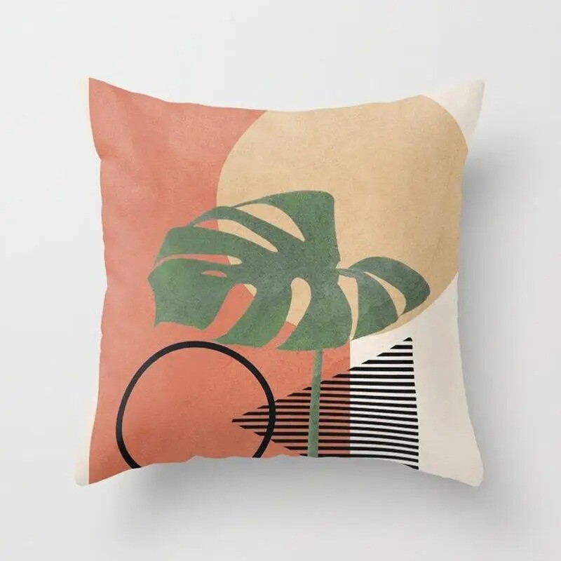 Fete de perna high-end cu imprimeuri din seria geometrica scandinava, perne, dormitor, living, canapea, fete de perna decorative, perne abstracte de birou