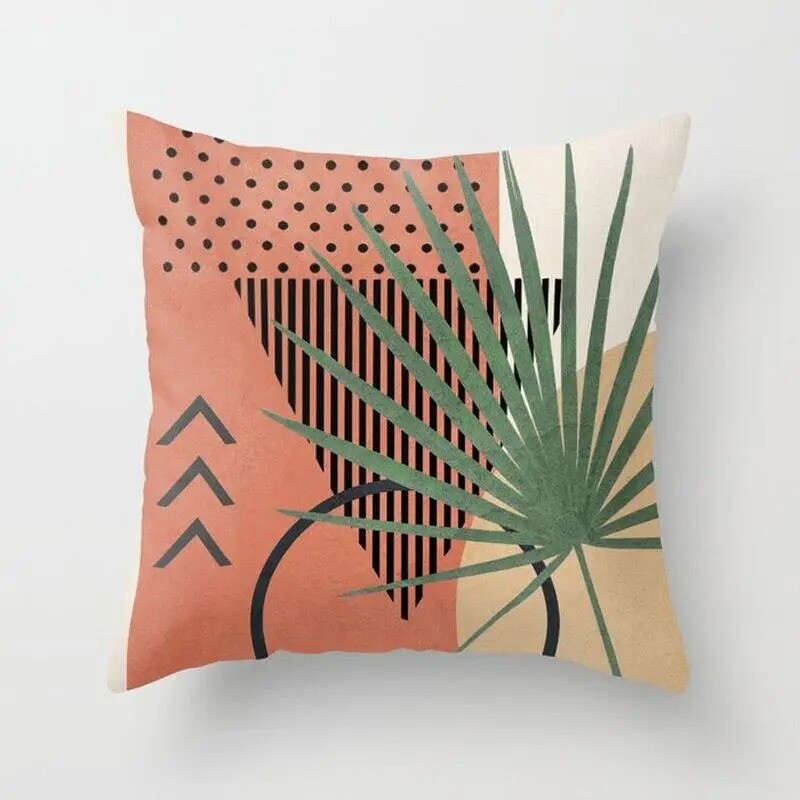 Fete de perna high-end cu imprimeuri din seria geometrica scandinava, perne, dormitor, living, canapea, fete de perna decorative, perne abstracte de birou