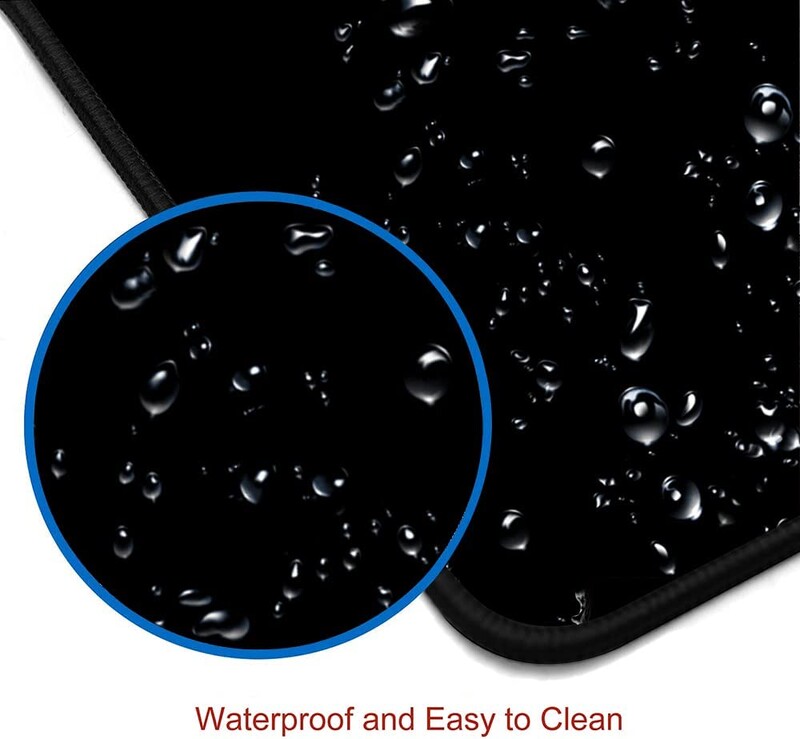 Mouse Pad Gaming Mouse Pad mari pentru birou Baza de cauciuc antiderapante Mousepad Tastatura Mouse Mat 31,5x11,8 inch Black Human Skeleton