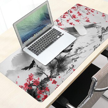 Ιαπωνική τέχνη Large Mouse Pad Mouse Pad Extended Mouse Mat Pad Desk Pad Μακρά αντιολισθητική βάση από καουτσούκ 31,5x11,8x0,12 ίντσες