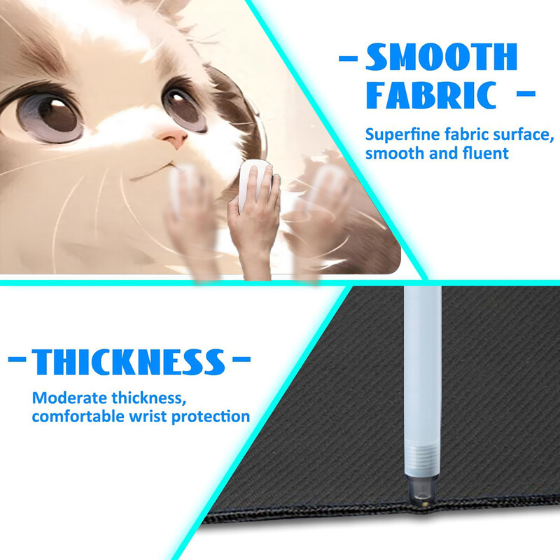 Cat`s Groove: Mouse Pad elegant cu o pisică la șold și ilustrație pentru căști