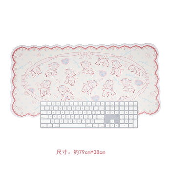 Large Gaming Mouse Pad Cute Little Lamb Big Desk Mat Τραπέζι γραφείου Επιφάνεια ποντικιού Kawaii Αδιάβροχο Αντιολισθητικό Αξεσουάρ γραφείου φορητού υπολογιστή