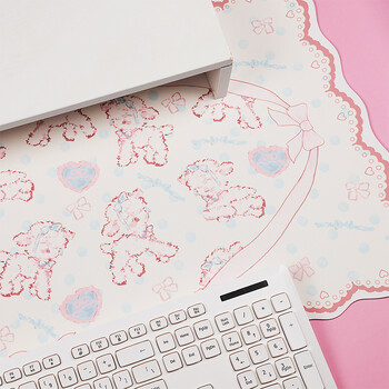 Large Gaming Mouse Pad Cute Little Lamb Big Desk Mat Τραπέζι γραφείου Επιφάνεια ποντικιού Kawaii Αδιάβροχο Αντιολισθητικό Αξεσουάρ γραφείου φορητού υπολογιστή