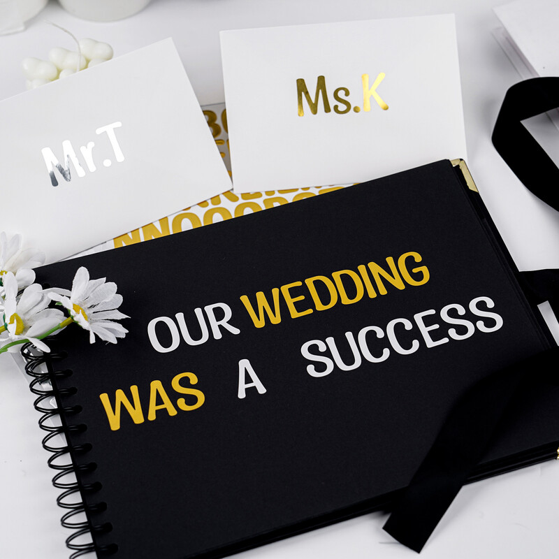 Auriu Argintiu Diy Auto-adeziv Impermeabil Cont de mână Autocolant Decorativ Scrisoare