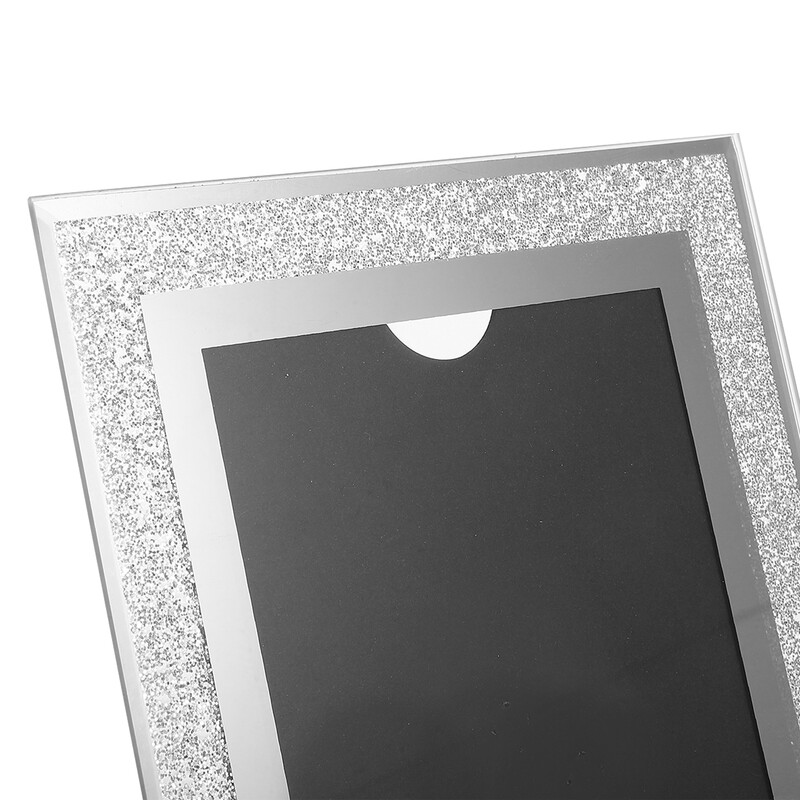 Ramă foto din cristal Poză de birou pentru decorarea dormitorului acasă Suport din sticlă baroc