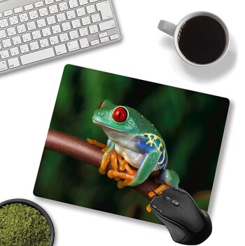 Hot-Selling Cute Frog Printing Square Mouse Pads Lock Edge Gaming Mousepad Mouse Mats Πληκτρολόγιο Πατάκια Επιτραπέζιο 30x25cm