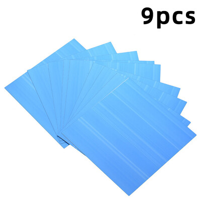 9db Tükör fali matrica 15 cm akril négyzet alakú tükör csempe fali matrica otthoni nappali dekor 150*150*0,2mm
