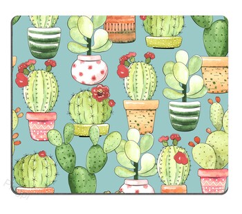 Υψηλής ποιότητας Retro Flower Plants Εκτύπωση Gaming Mousepad Gamer Mouse Mat Πληκτρολόγιο Πατάκια Desk Pad Mousepads 22x18cm για υπολογιστή