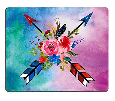 Kiváló minőségű retro virágnövények Nyomtatás Játékos egérpad Játékos egéralátét Billentyűzet Szőnyeg Asztali alátét Egérpadok 22x18cm számítógéphez