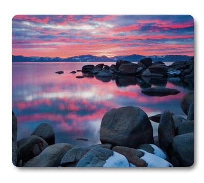 Kiváló minőségű, gyönyörű, természetes tájkép nyomtatás Gaming egérpad Gamer Mouse Mat Keyboard Mats Asztali pad Egérpadok 22x18cm